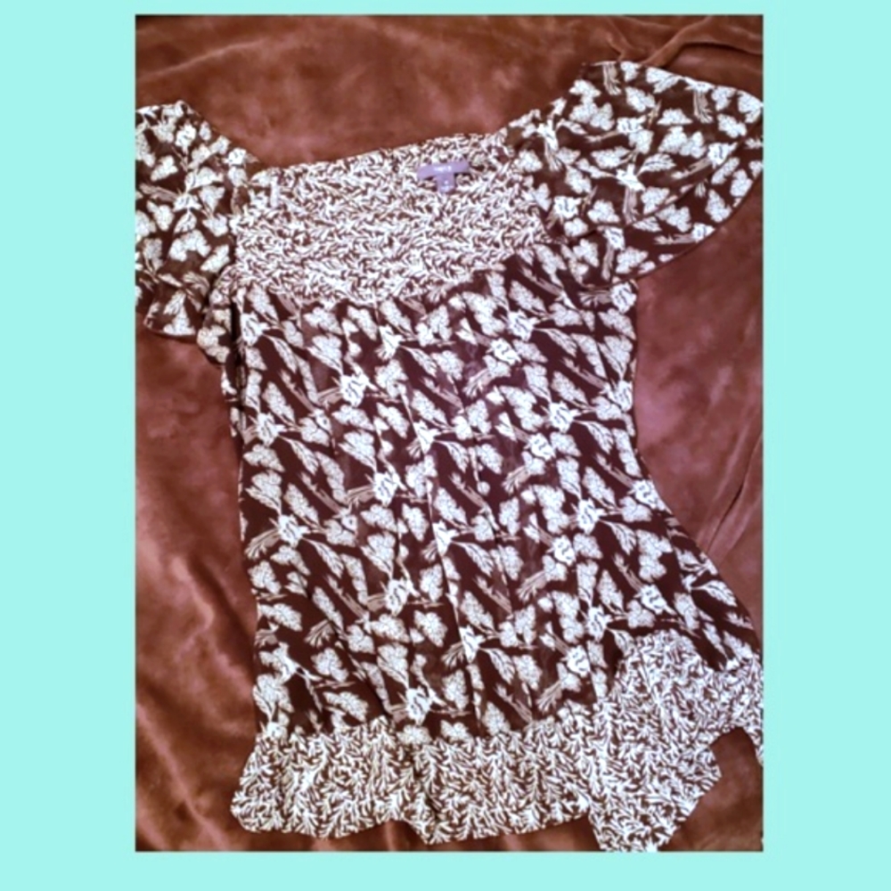 🌹Just In🌹Apt.9 - Women's Flutter Sleeve Blouse